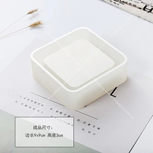 Crystal ashtray Epoxy mold manual diy Ashtray silicone molds concrete decorations mould