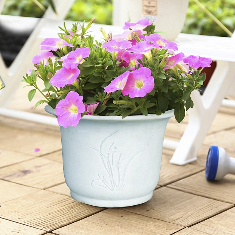 HP0024 Custom New Arrival home decoration big resin garden concrete flower pot silicone mold for planter