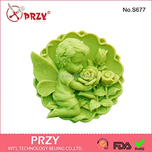 s677 przy silicone baby mold for soap faery