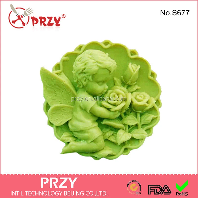 s677 przy silicone baby mold for soap faery