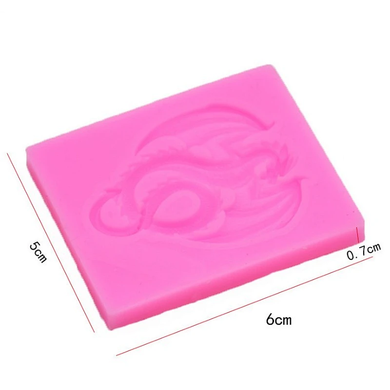 Food Grade Material Fondant Dinosaur Pterosaur Shape Silicone Mold for Fondant Cake Decoration