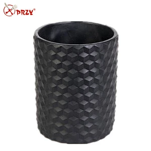 Cylindrical corrugated cement concrete silicone flowerpot mold