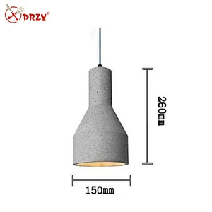 Cement lamp industrial style silicone mold