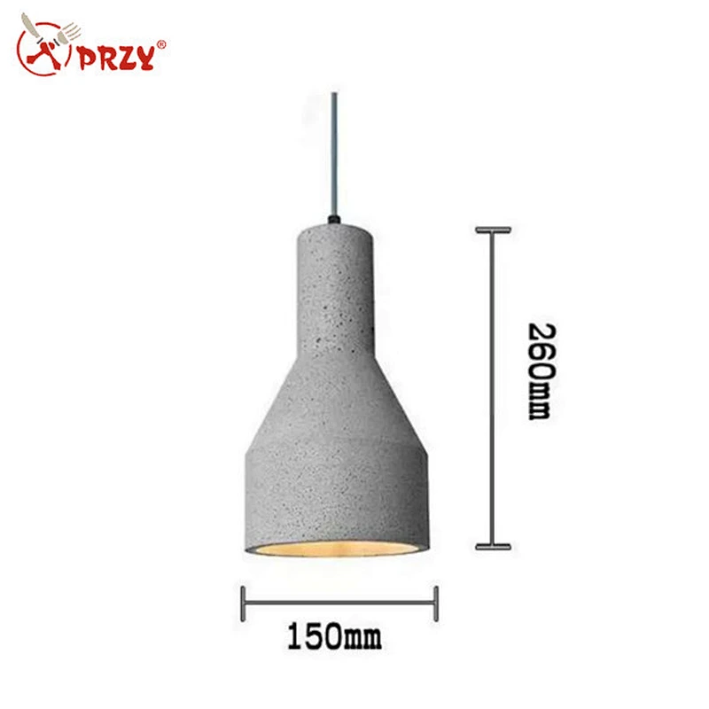 Cement lamp industrial style silicone mold
