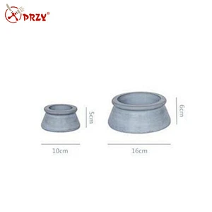 Small wine bottle shape cement plant flower pot silicone mold