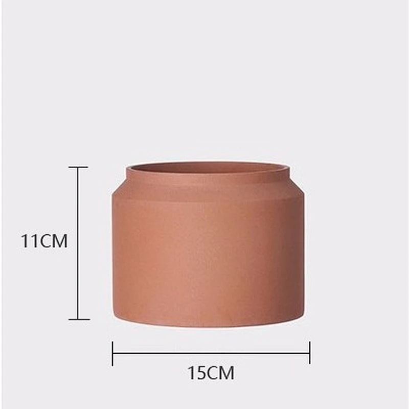 Factory Direct Support Mold Nordic Creative Cylinder Cement Flower Pot Concrete Silicone Mold