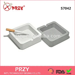 S7042 Creative Cement concrete ashtray silicone soap mold