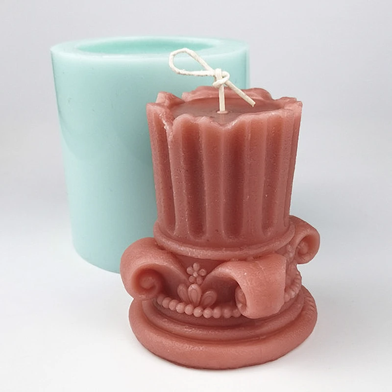 Candle mould candlestick silicone soap mold