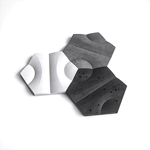 Hexagonal cement wall tile decorative silicone mold