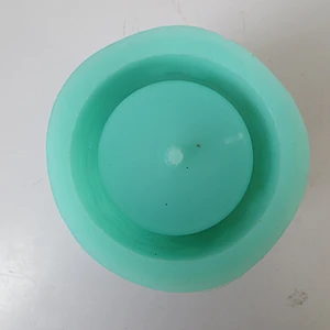 Cement silicone mold for round triangle texture pen holder