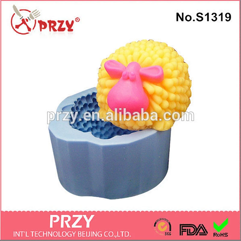 sheep handmade silicone soap mold