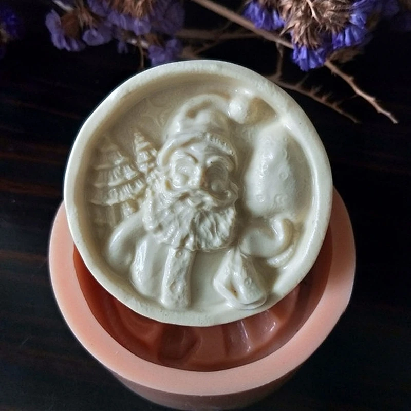 Christmas Series Santa Soap Silicone Mold