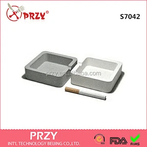S7042 Creative Cement concrete ashtray silicone soap mold