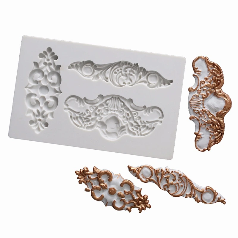 PRZY fondant silicone mold cake decoration mold sugar craft tools DIY handmade vintage art decor molds
