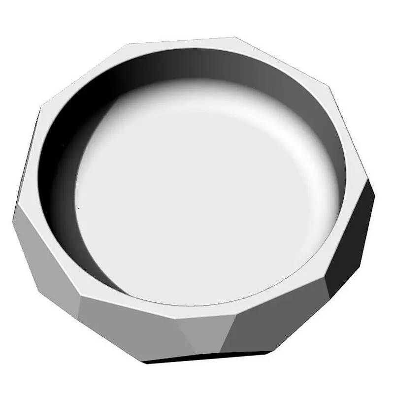 Large-diameter cement flower pot silicone mold