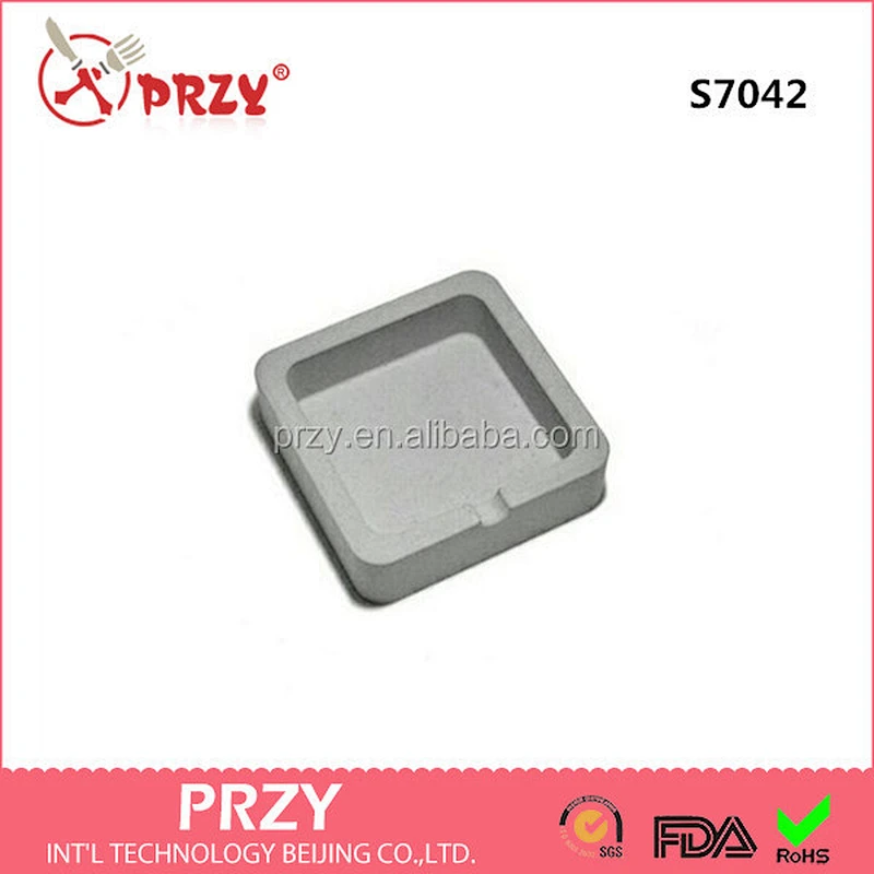 S7042 Creative Cement concrete ashtray silicone soap mold