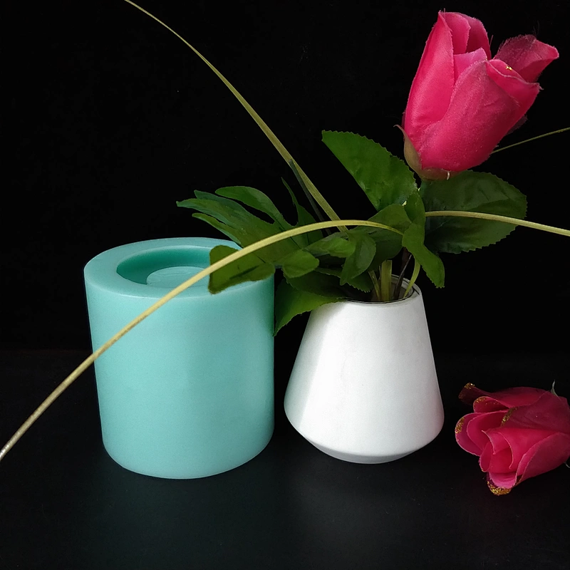 Concrete cement pot creative desktop decoration potted silicone mold