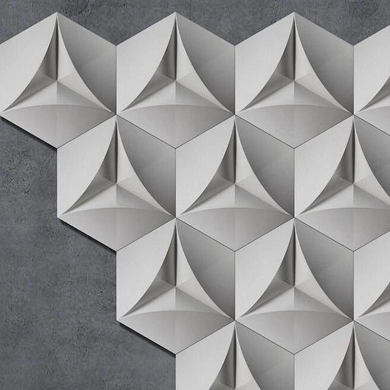 3d decorative cement wall tiles concrete silicone mold