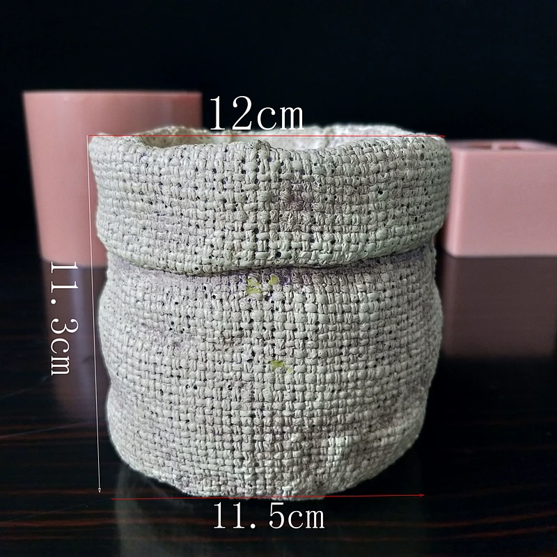 4 sizes optional creative flower pot silicone mold