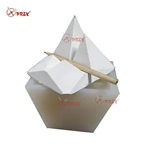 Mountain shape cement home Decoration concrete pot mold silicone moulds