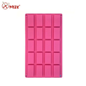 20 cavity rectangular silicone mold aromatherapy tablet mould