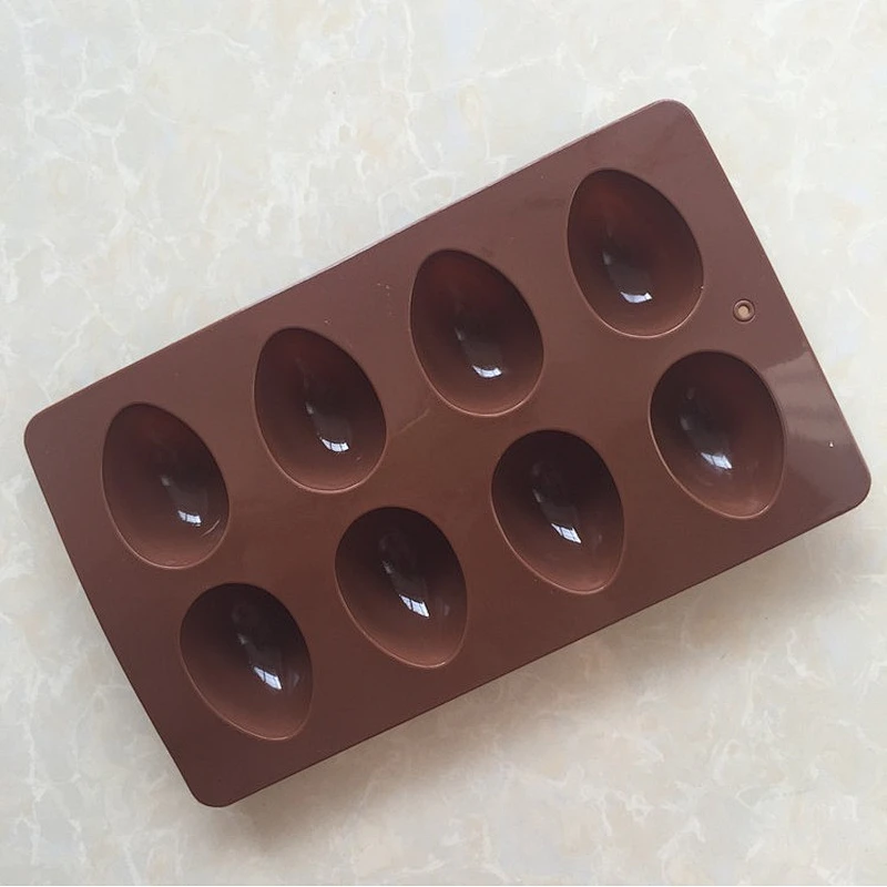 GOOD baking tool 6 cavity dinosaur egg chocolate mousse silicone mold for cake