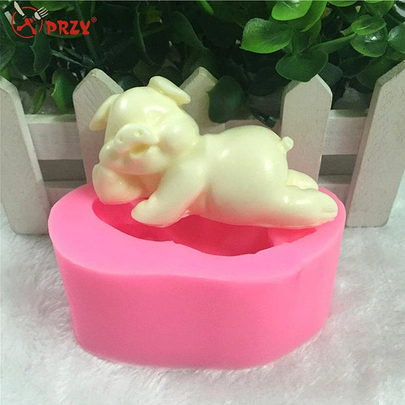pig 3D animal soap mold silicone molds for soap GOOD standards silicone soap mold