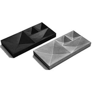 Cement inverted cone Mold  Silicone decorative tray mould concrete jewelry display molds