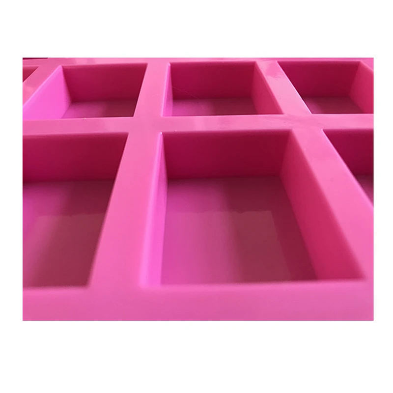 24 Cavities rectangular Soap mold square silicone cake molds chocolate block Mould