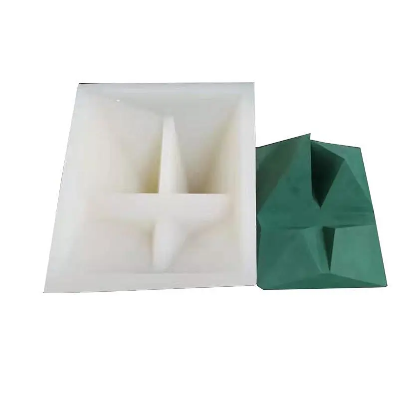 Mountain shape cement home Decoration concrete pot mold silicone moulds