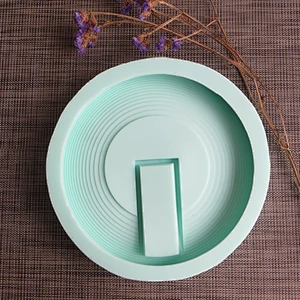 Cement tray concrete container table decoration silicone mold
