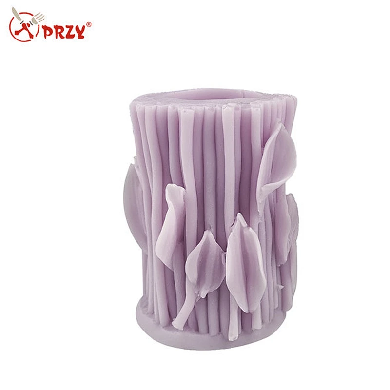 Vase flower shape desktop decoration silicone mold