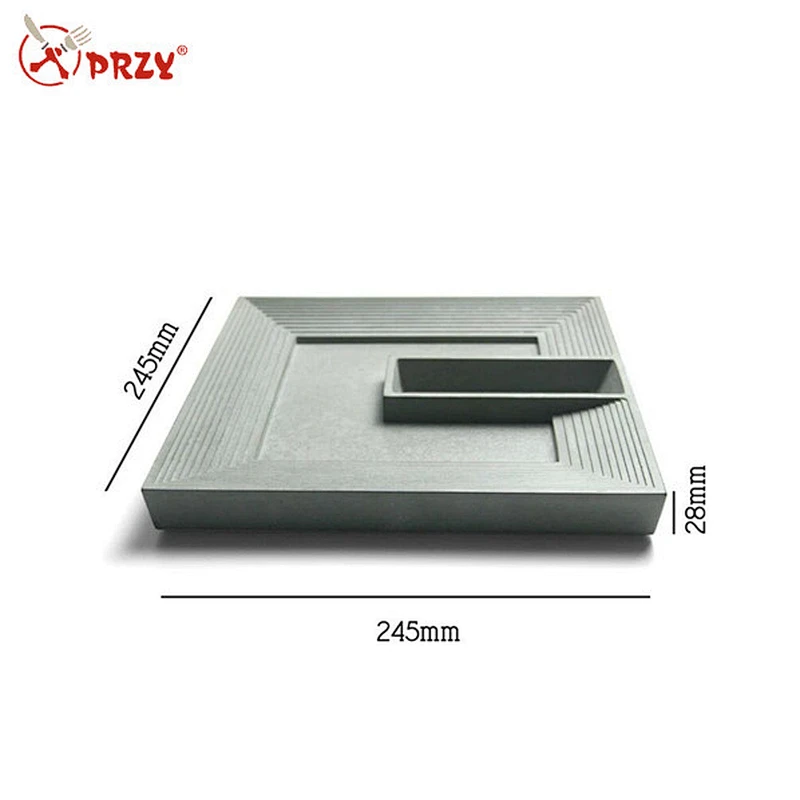 Landscape creative multi-purpose cement container silicone tray mould
