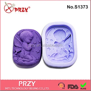 silicone handmade pray boy soap mold