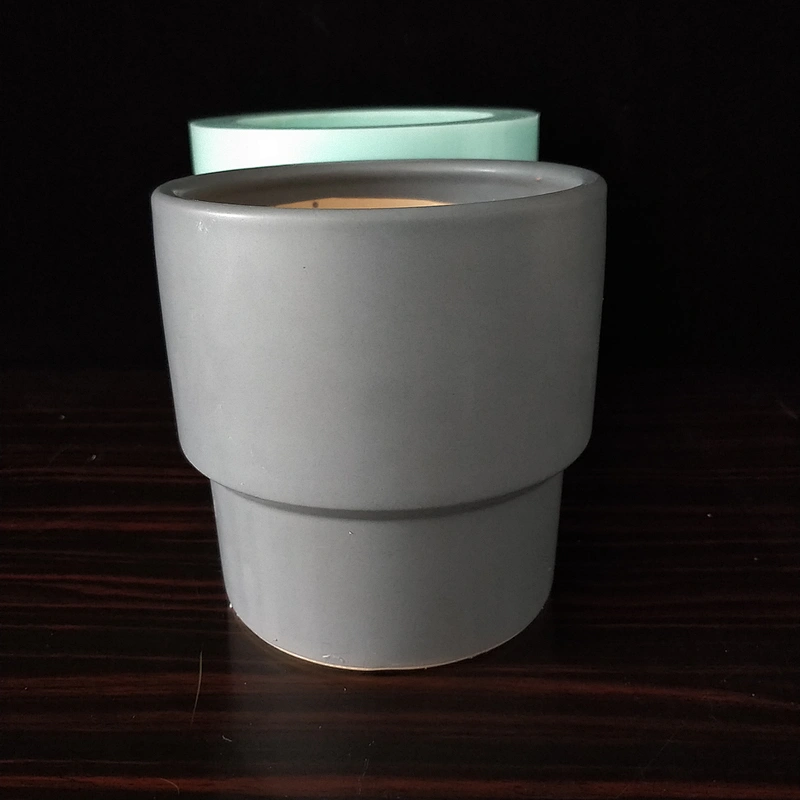 Round shape Concrete Cement Flower Pot DIY Creative Green Plant silicone mold