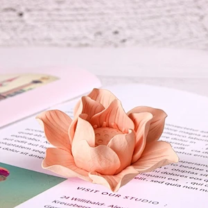 HC0028 Silica gel 3D molds Lotus silicone soap mold for flowers bouquet handmade soap making molds
