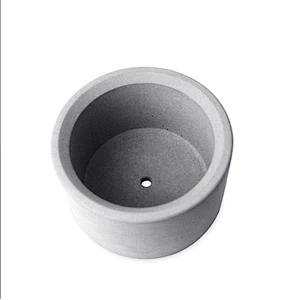 cylinder concrete flower multi plant cement pot silicone mold for  home accessories concrete making
