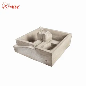 Cement ladder landscape flower pot silicone mold