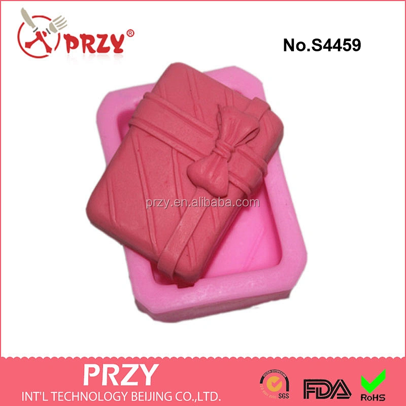 GOOD certification gift boxes Bow tie soap molds handmade soap silicone mold