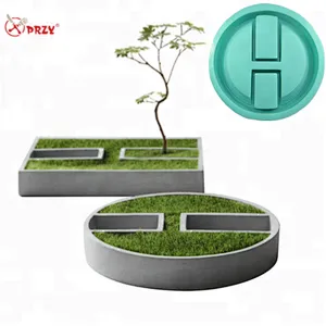 Europe Style simple home cement Craft Mould silicone Cement retro Roman Concrete Flower Pot Silicone Molds