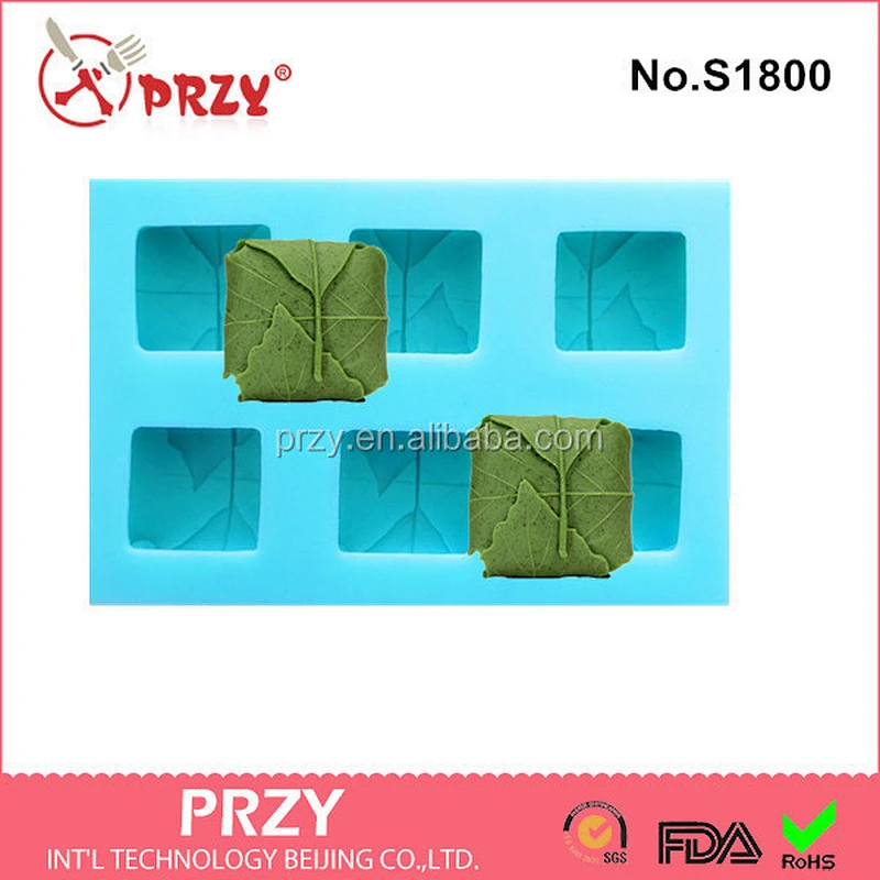 silicone soap tray leaf silicone soap mould