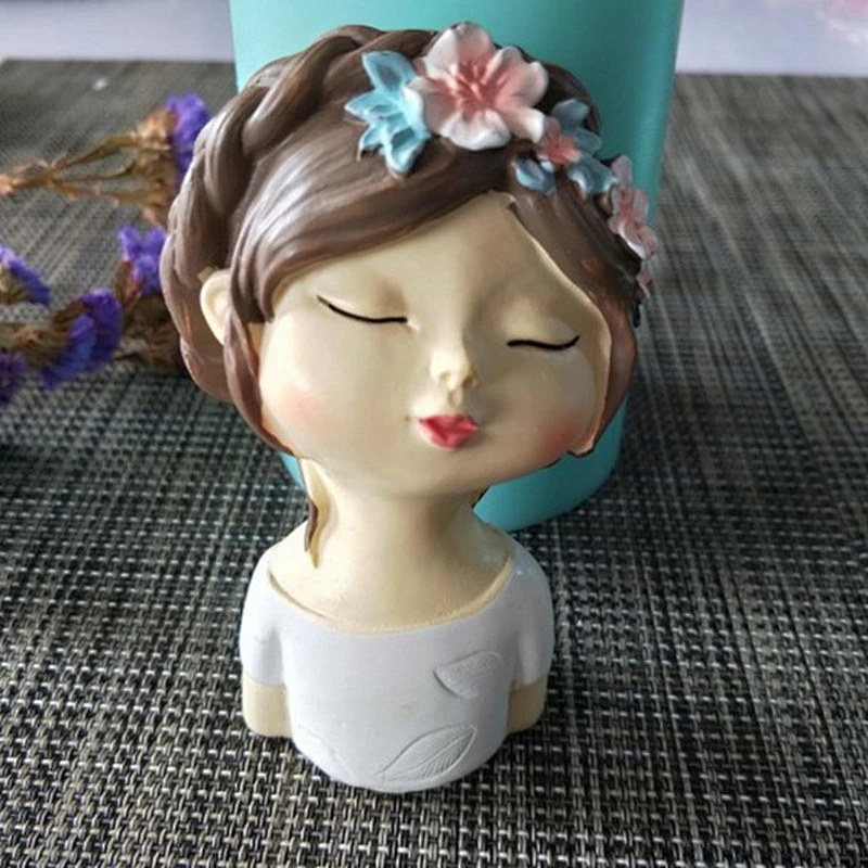 Angel girl modeling resin ornaments silicone soap mold