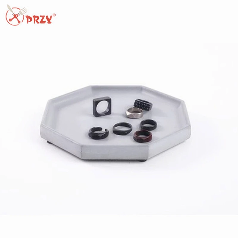 Office desktop concrete cement decoration silicone mold