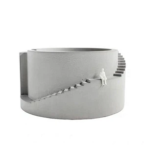 Flower pot Cement Modern simplicity decoration planter silicone mold