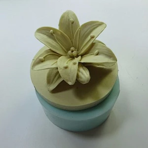 HC0021 3d Lily flowers candle soap Bouquet Flower silicone mold for wedding moulds