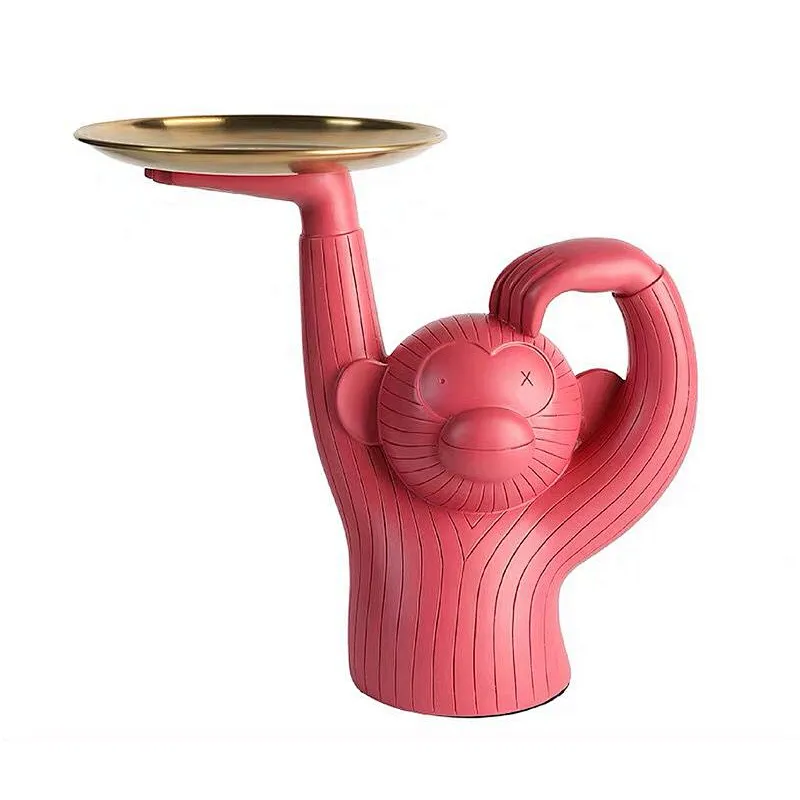 Monkey shape, tray decoration, desktop doll silicone mold
