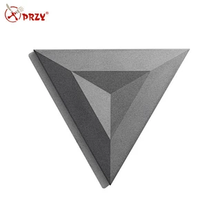 Cement triangle wall tile living room decoration silicone mold