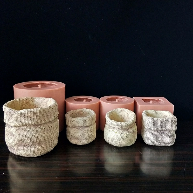 4 sizes optional creative flower pot silicone mold