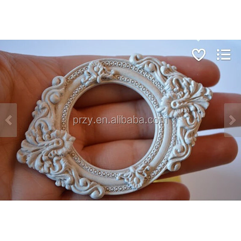 hotsale Round Frame fondant silicone cake mold