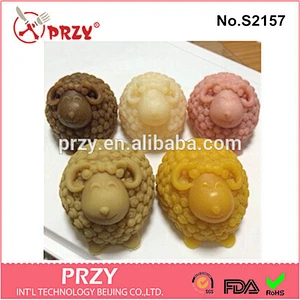 DIY handmade sheep silicone molds for soap making